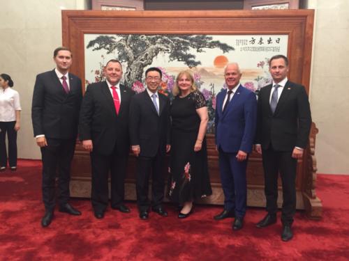 Eesti delegatsioon Hiina Rahvakongressi välisasjade komitee asejuhi Chen Guomingiga
